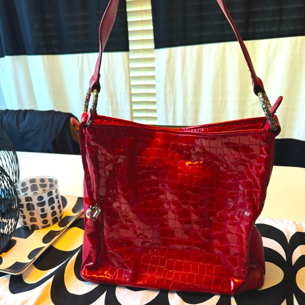 Brighton Cher handbag in cherry red